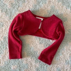 Wonder Kids Bolero Red sweater 2 T